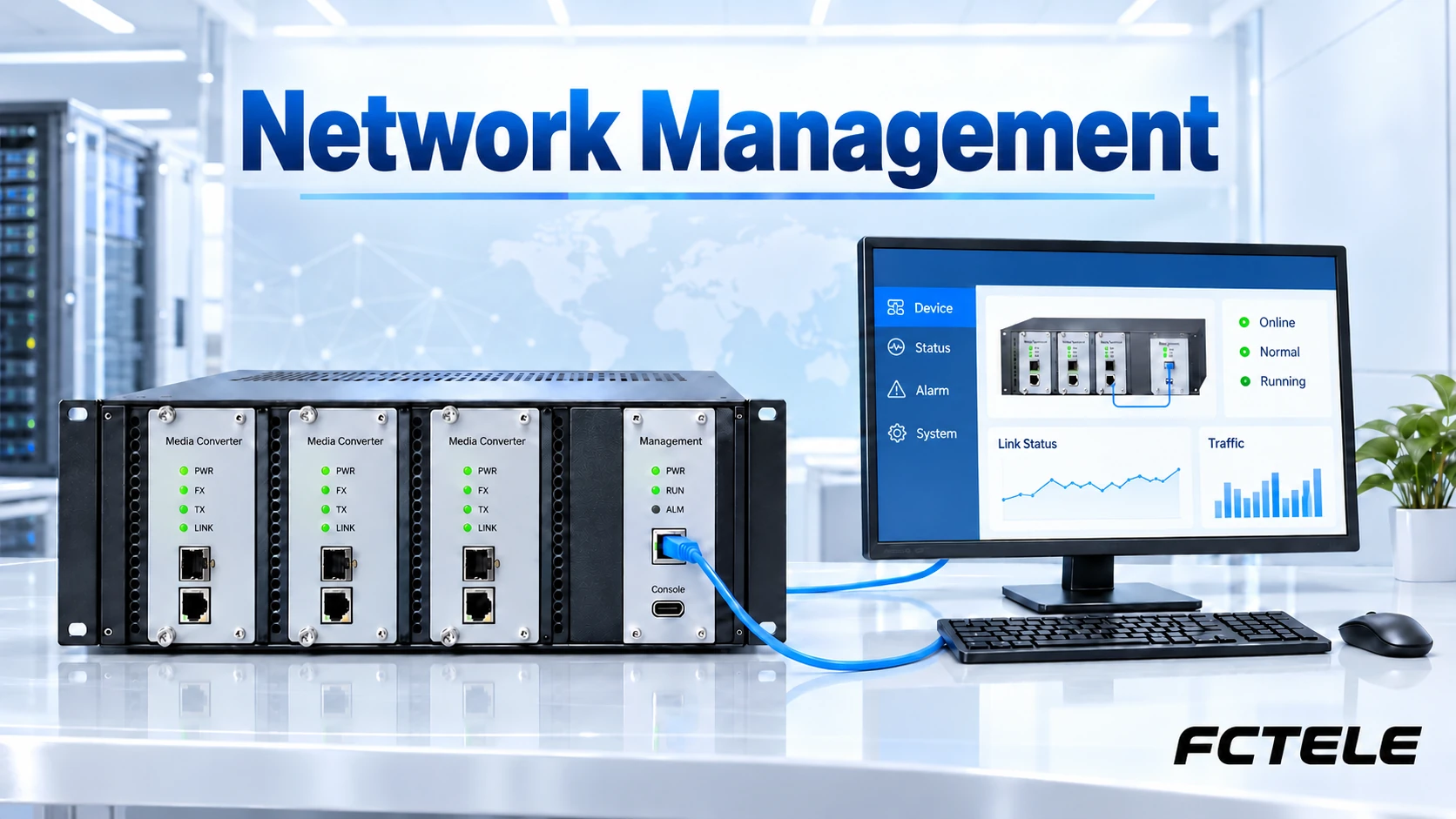 How Managed Fiber Media Converters Work: Status Collection, Chassis Objects and Notifications