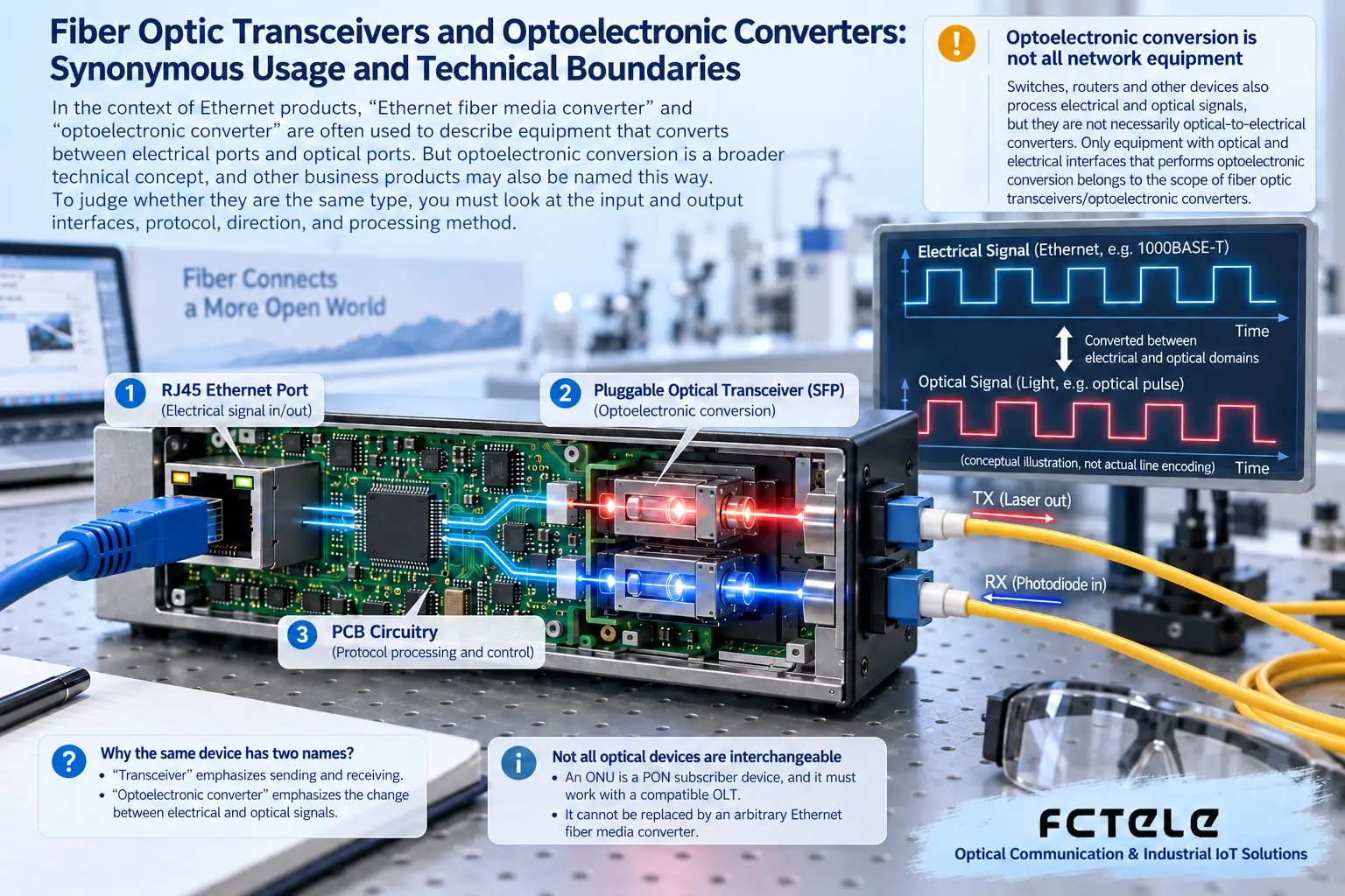 Ethernet electrical port and optical port conversion is a common intersection of the two types of names, but the specific capabilities are still limited by the interfaces and product specifications.