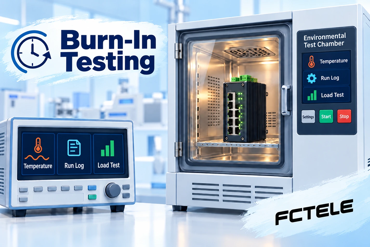 Why Industrial Switches Undergo Burn-In Testing: Heat and Load Screening, Records, and Life Boundaries
