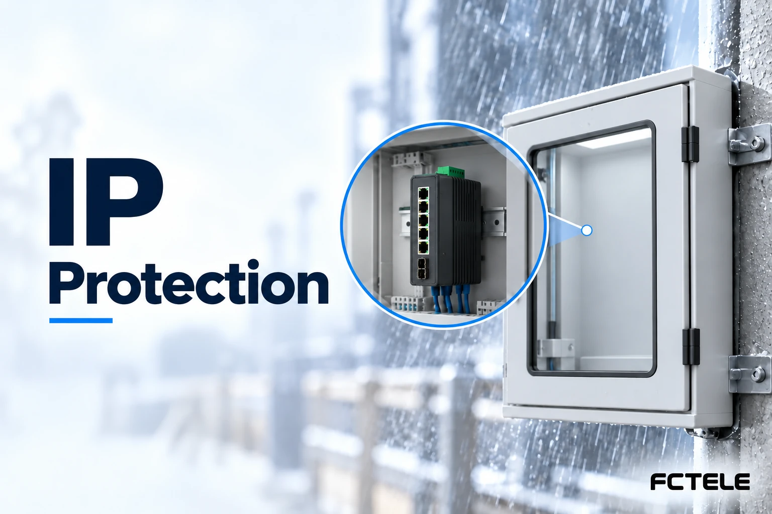 How to Choose an Industrial Switch IP Rating: Dust, Water, and Installation Limits