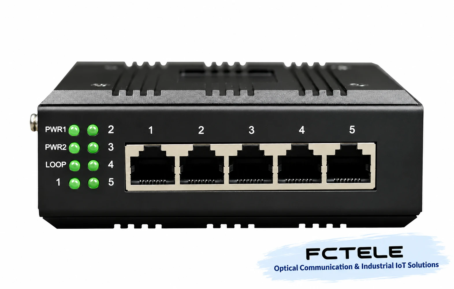 Official website physical photo of the Feichang Technology mini five-port gigabit unmanaged switch