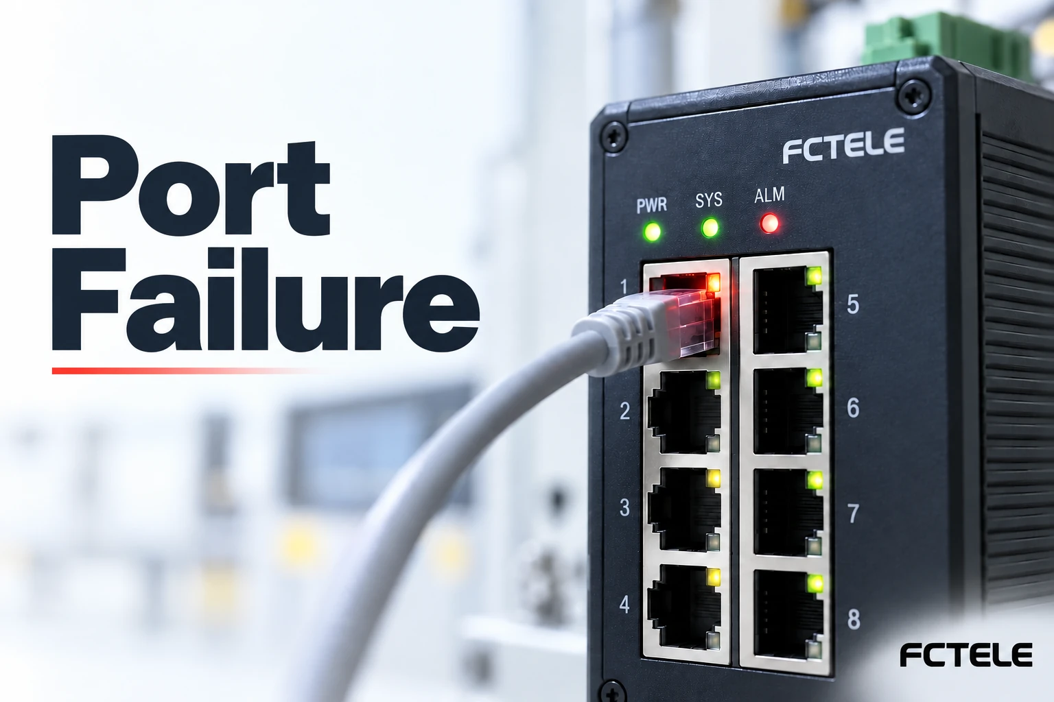 How to Troubleshoot Industrial Switch Port Failures: From Copper Cables and Fiber Ports to Hardware Isolation