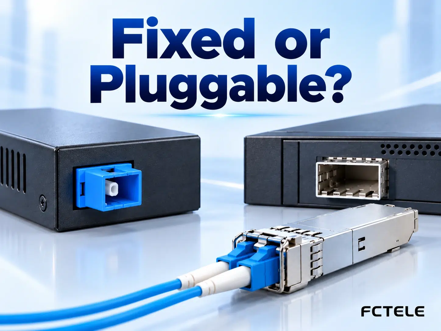 Does a Fiber Optic Interface Always Need a Module? Fixed Optical Ports vs Pluggable Optical Ports
