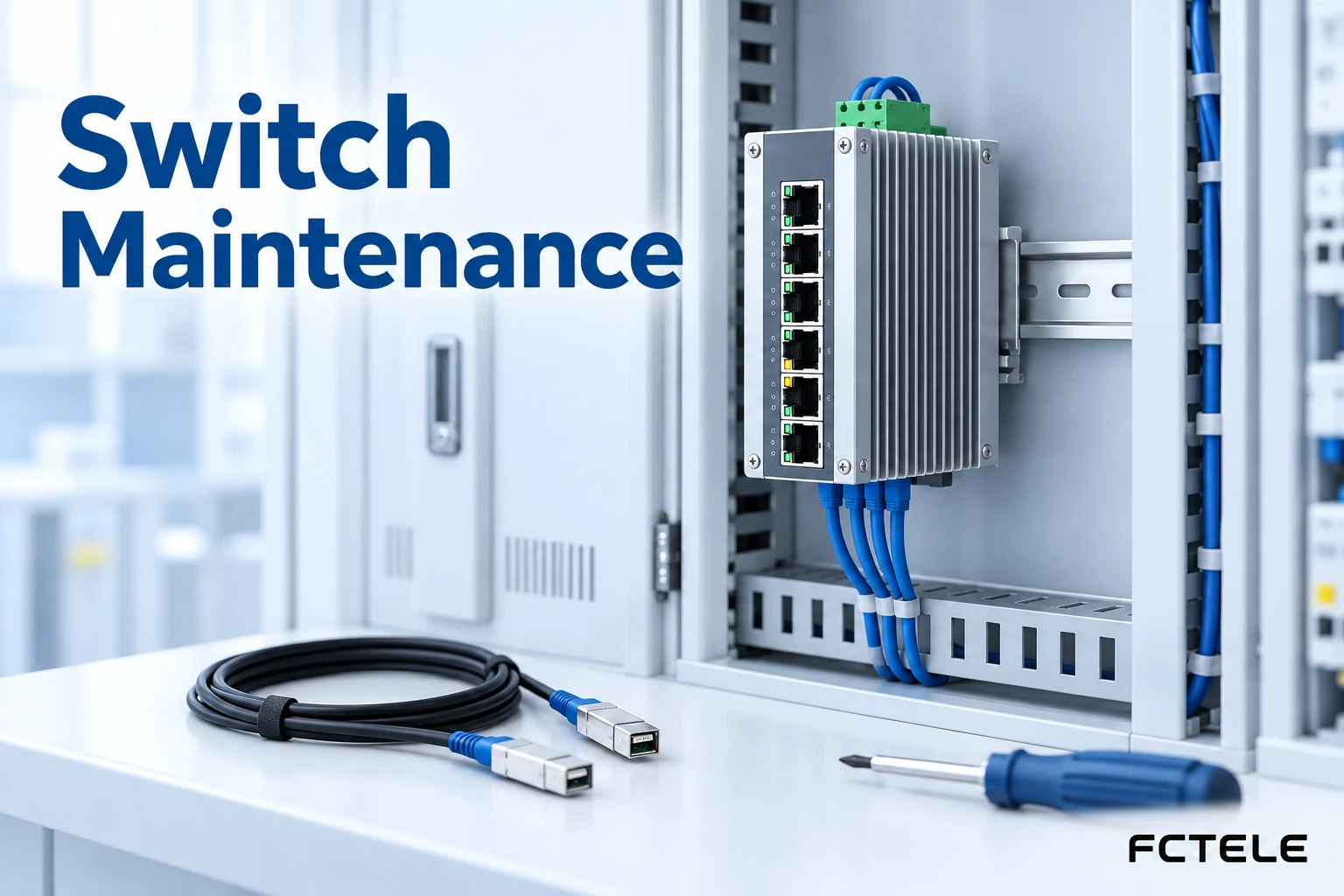 How to Do Routine Maintenance on Industrial Switches: Environment, Links, Configuration, and Spare Parts Checks