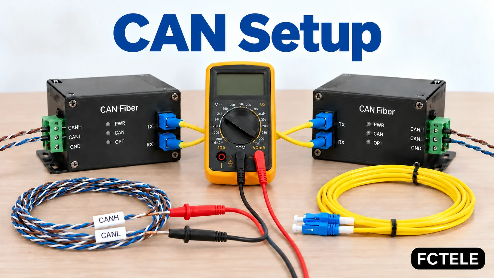 CAN Fiber Converter Installation and Commissioning