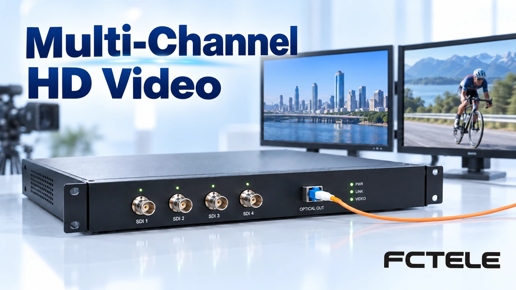 Multichannel SDI over Fiber: Capacity, Clocking and Testing