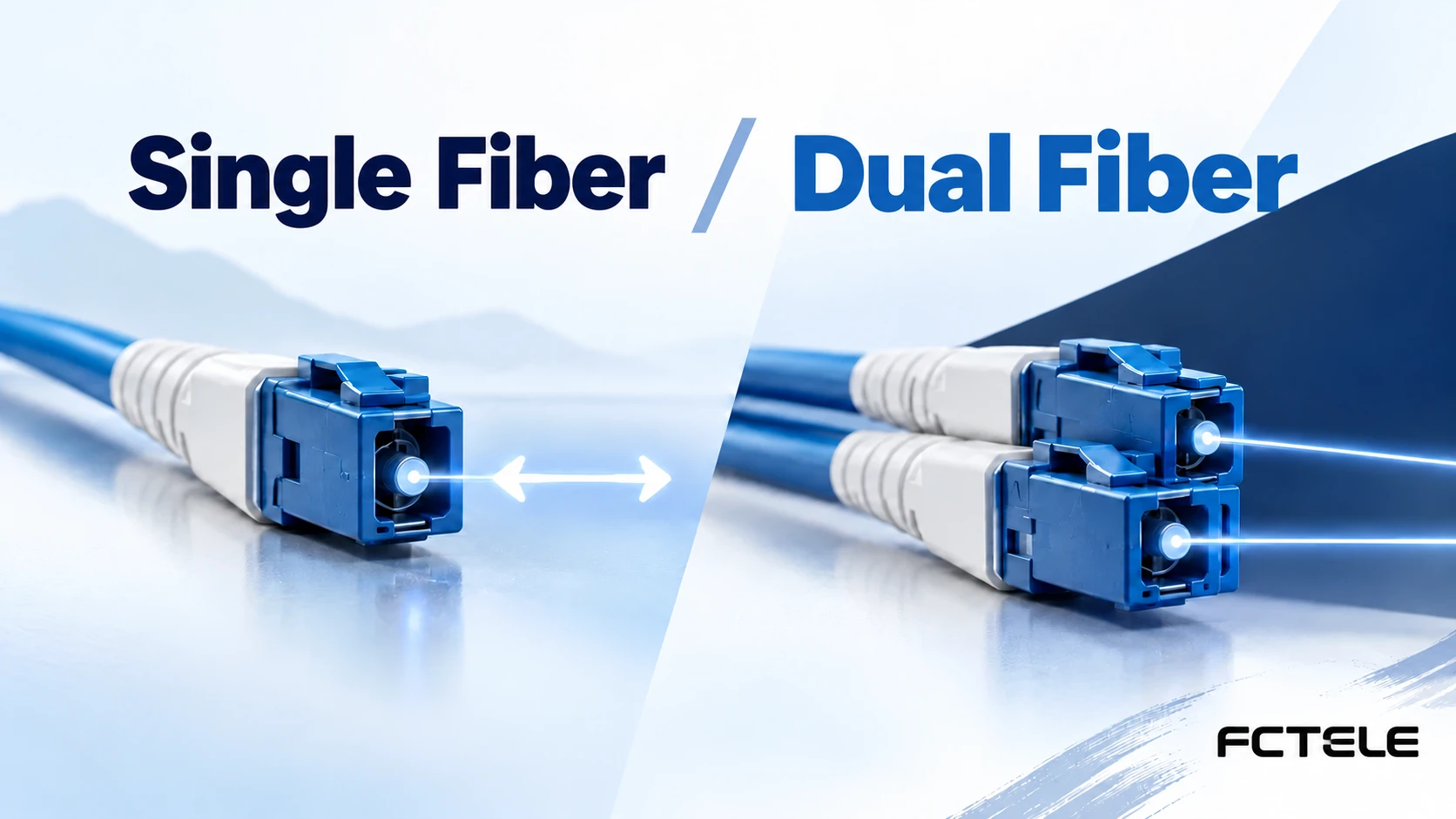 Single-Fiber or Dual-Fiber Optical Transmission: Directions, Wavelength Pairing and Acceptance
