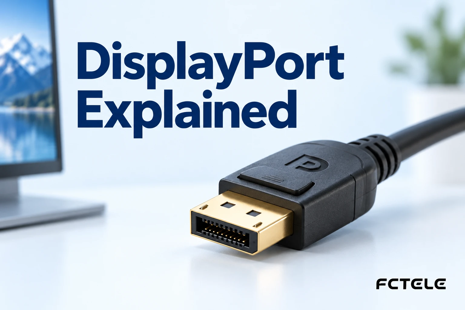 How DisplayPort Transmits Video: Main Link, Auxiliary Channel, and Adapter Limits