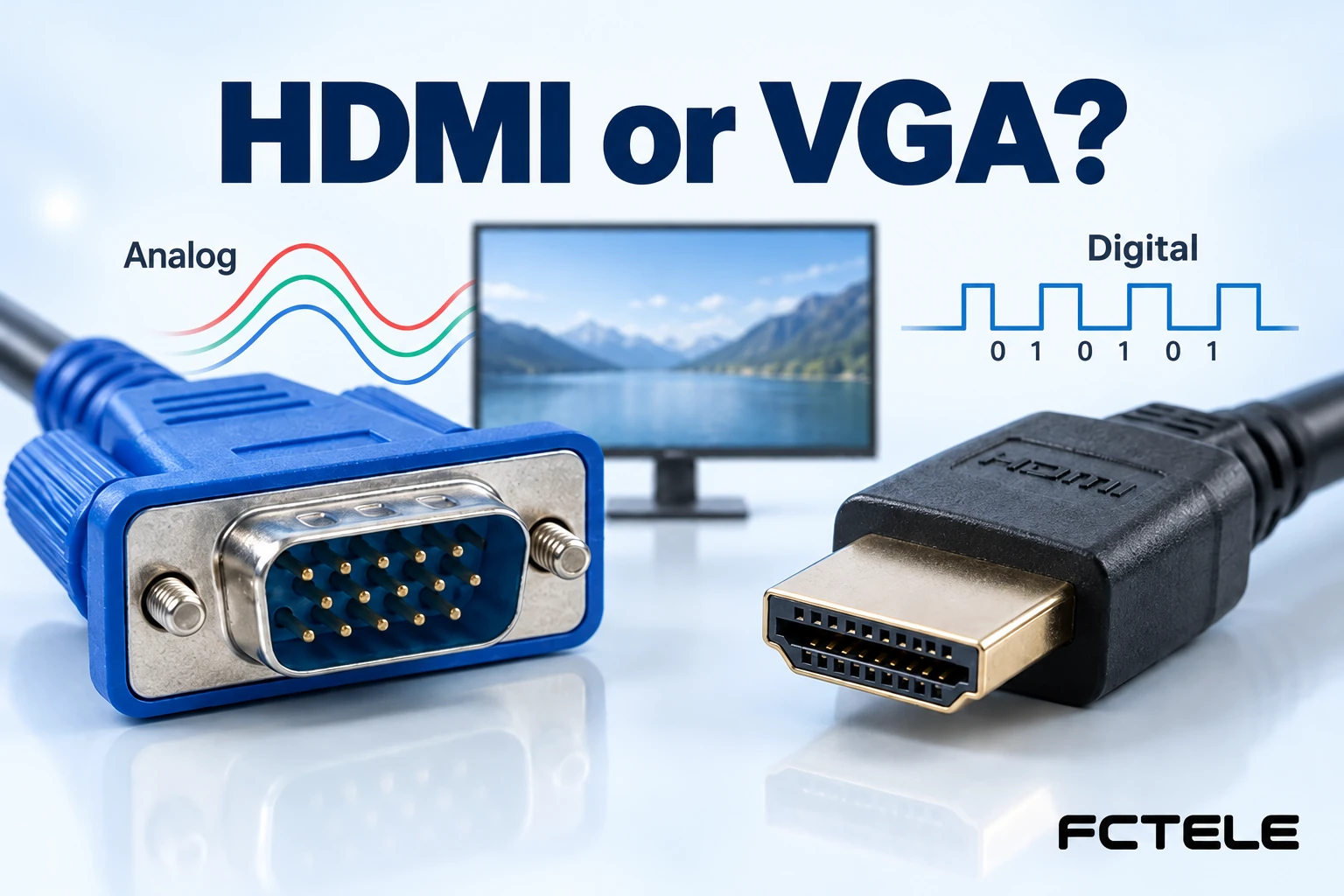 HDMI vs VGA: Signals, Audio and Conversion Direction