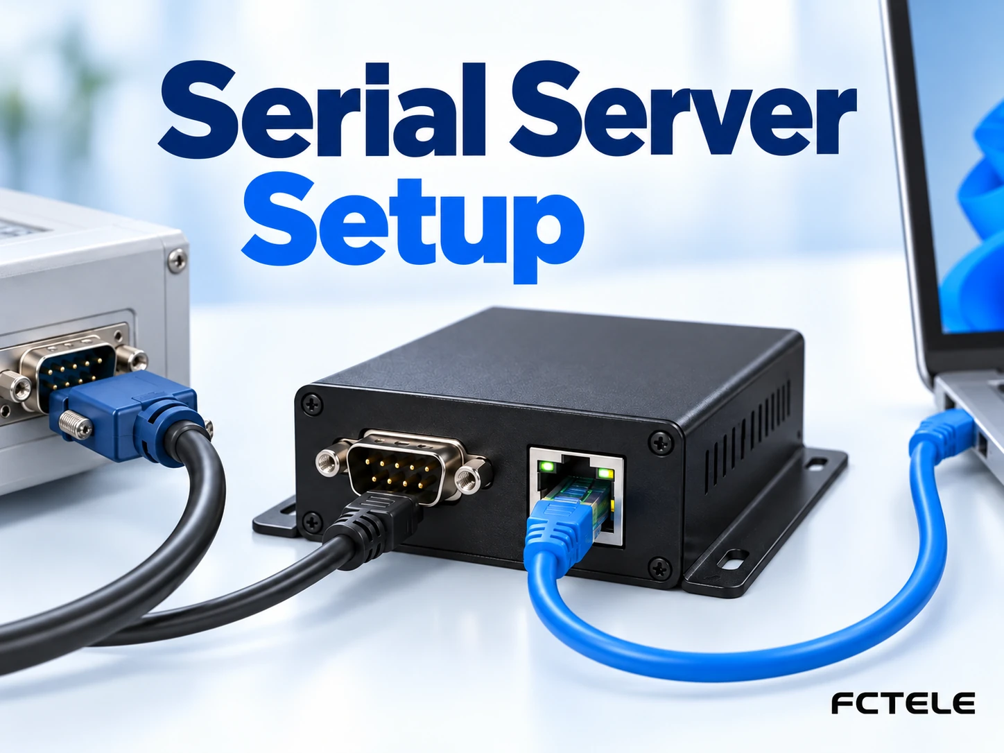 How to Connect and Use a Serial Server: Wiring, Addressing, and Software Mapping