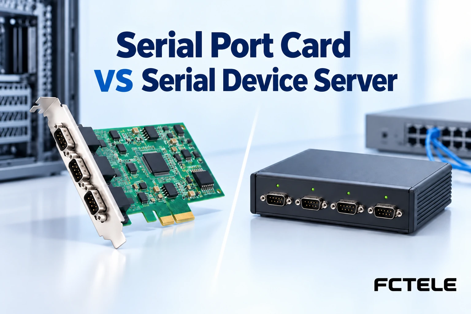 Serial Device Servers versus Serial Cards: Connection Paths and Software Compatibility