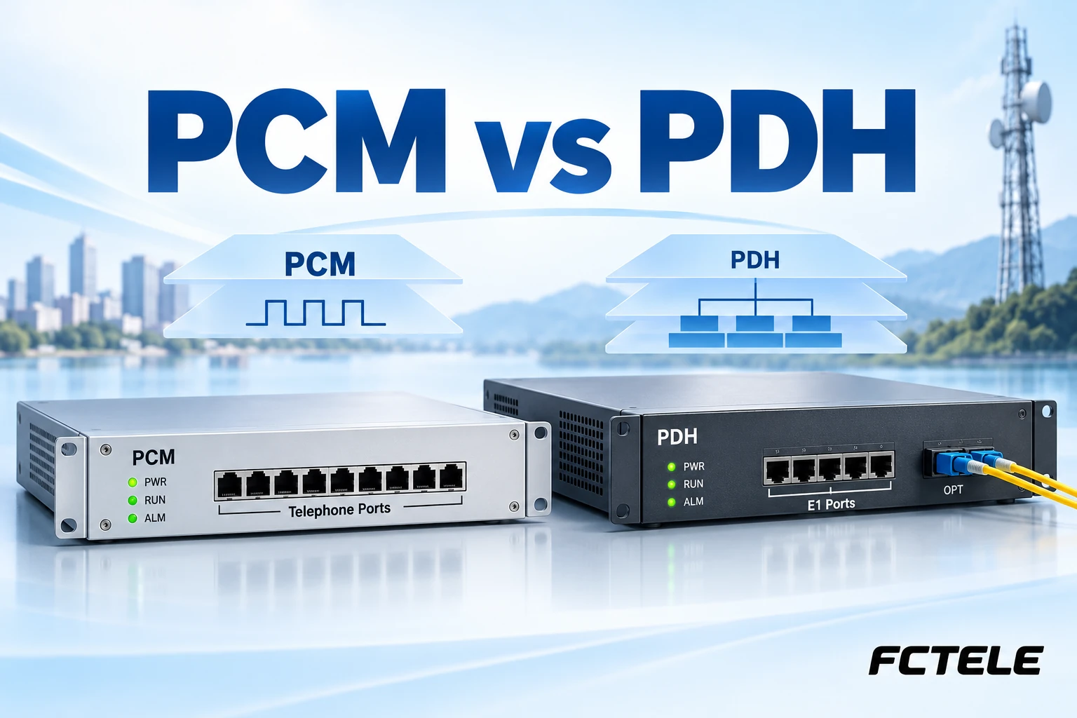 Telephone Fiber Units, PCM and PDH: Understanding the Layers