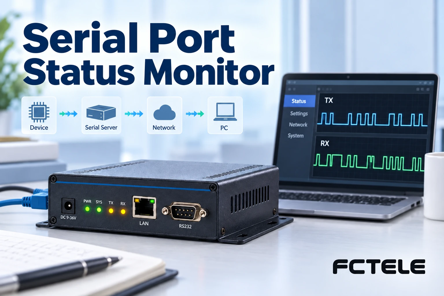 Serial Server Status: Counters, Resets and Recovery