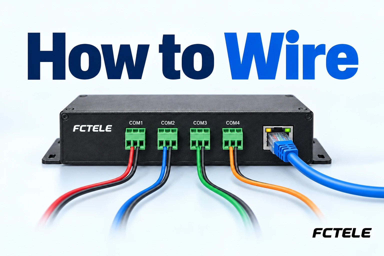 How to Wire a Multi-Serial Server: Channel Mapping, RS232 and RS485