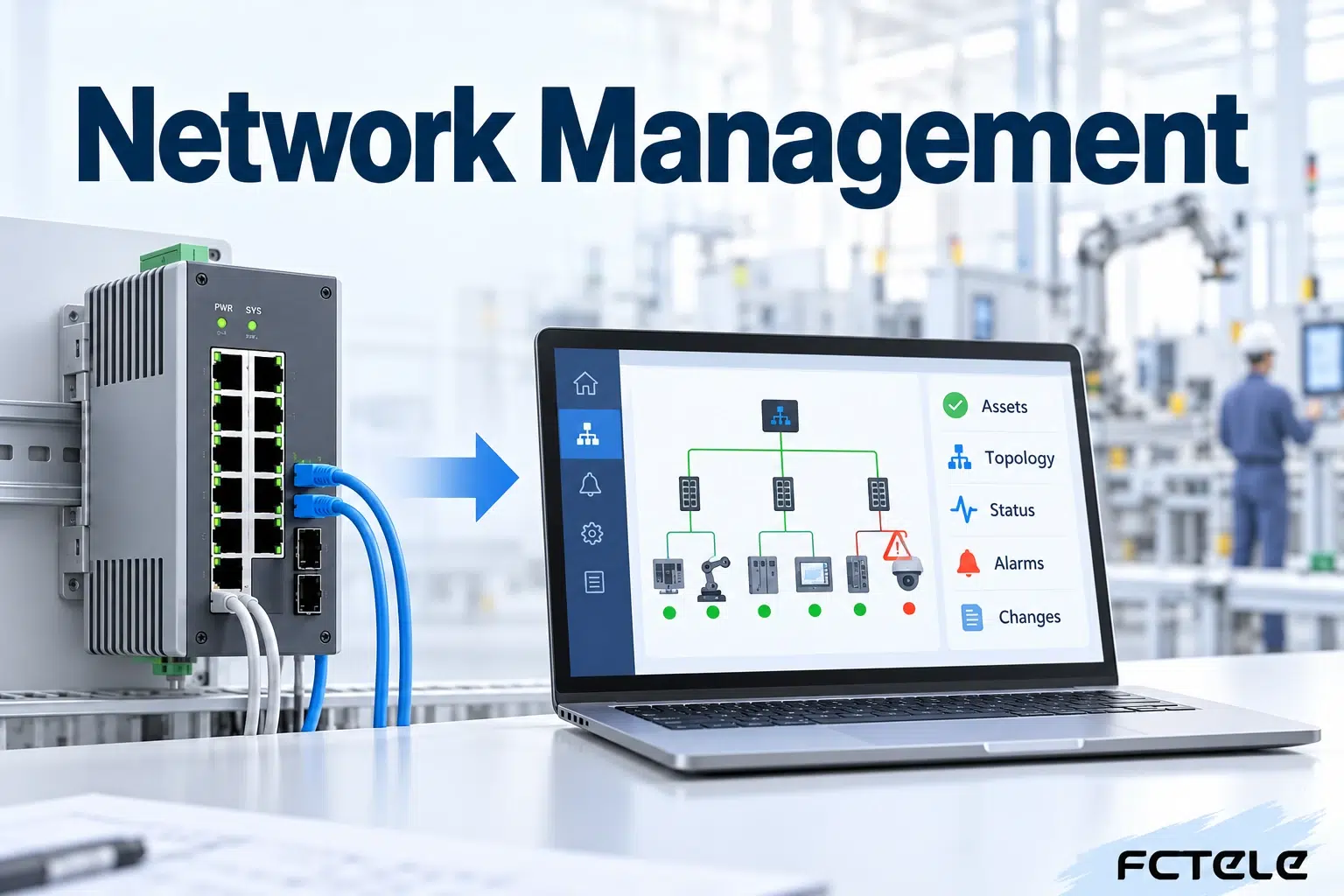 How Industrial Networks Are Managed: Closing the Loop on Assets, Topology, Alarms, and Changes