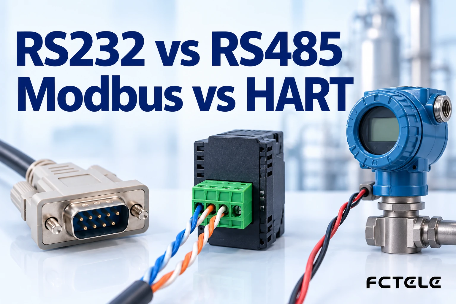 How to Tell RS232, RS485, Modbus and HART Apart: Understanding Electrical Interfaces and Data Rules in Layers