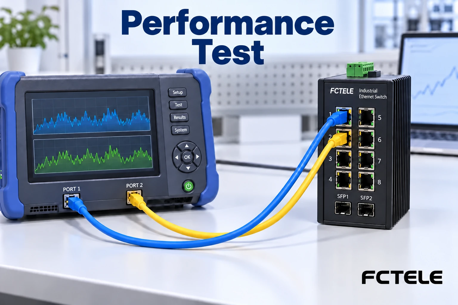 How to Test Industrial Optical Ethernet Switch Performance: Throughput, Latency, Frame Loss, and Service Acceptance