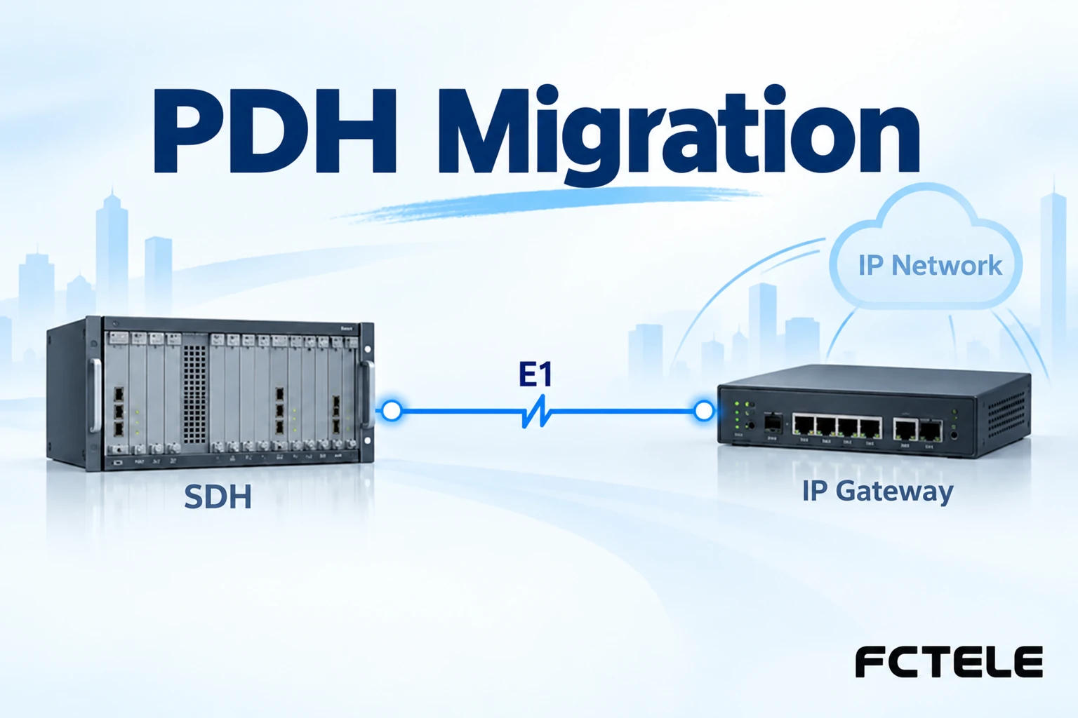 Migrating PDH Services: E1, E3 and E4 Interfaces versus SDH and IP Transport