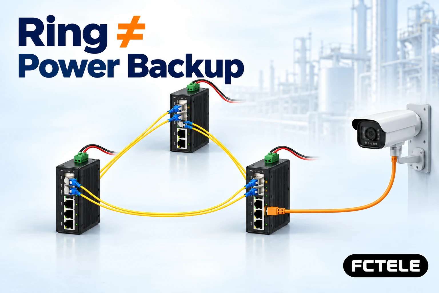 PoE Ring Networks: Data Recovery and Power Continuity