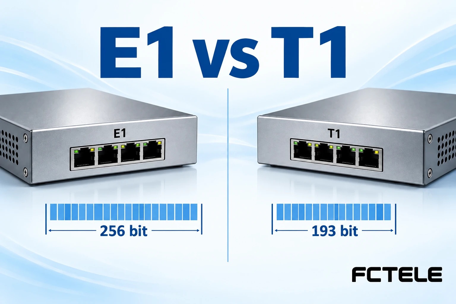 E1 vs T1: Rates, Frames, Interfaces, and Conversion Limits