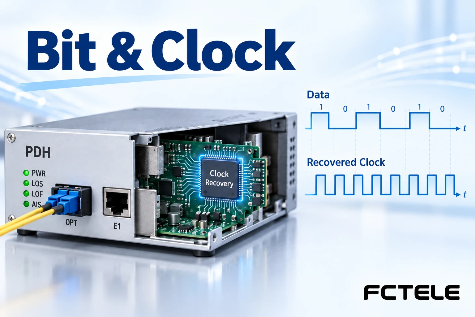 PDH Signal Processing: Clock Recovery, Multiplexing and Capacity