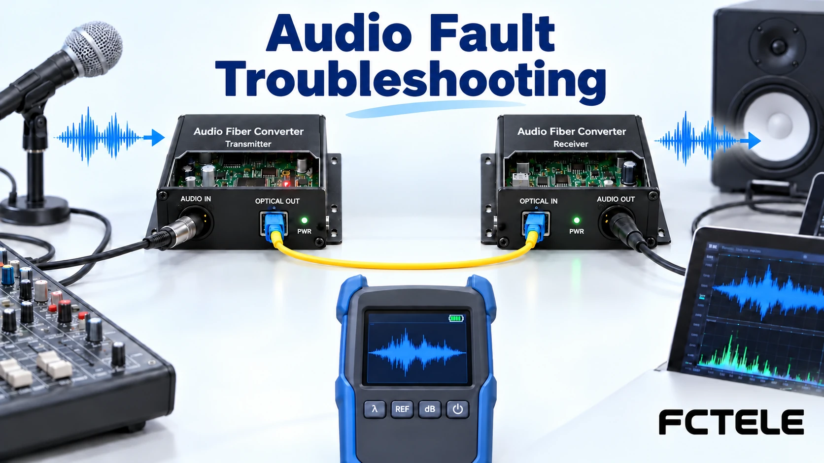 Audio Fiber Link Troubleshooting: Silence, Noise and Recovery