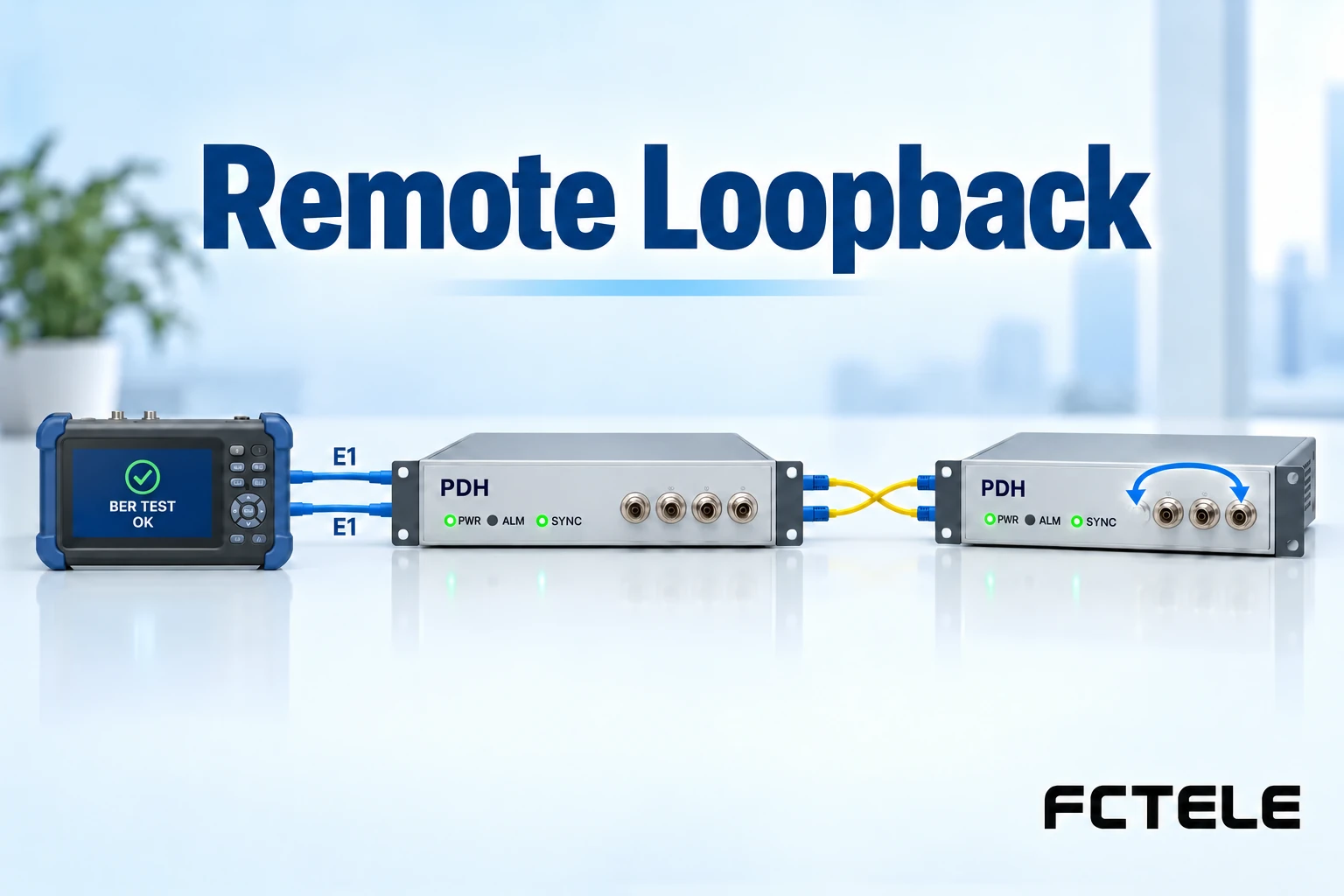 PDH RLB Loopback Tests: Coverage, Errors and Service Recovery