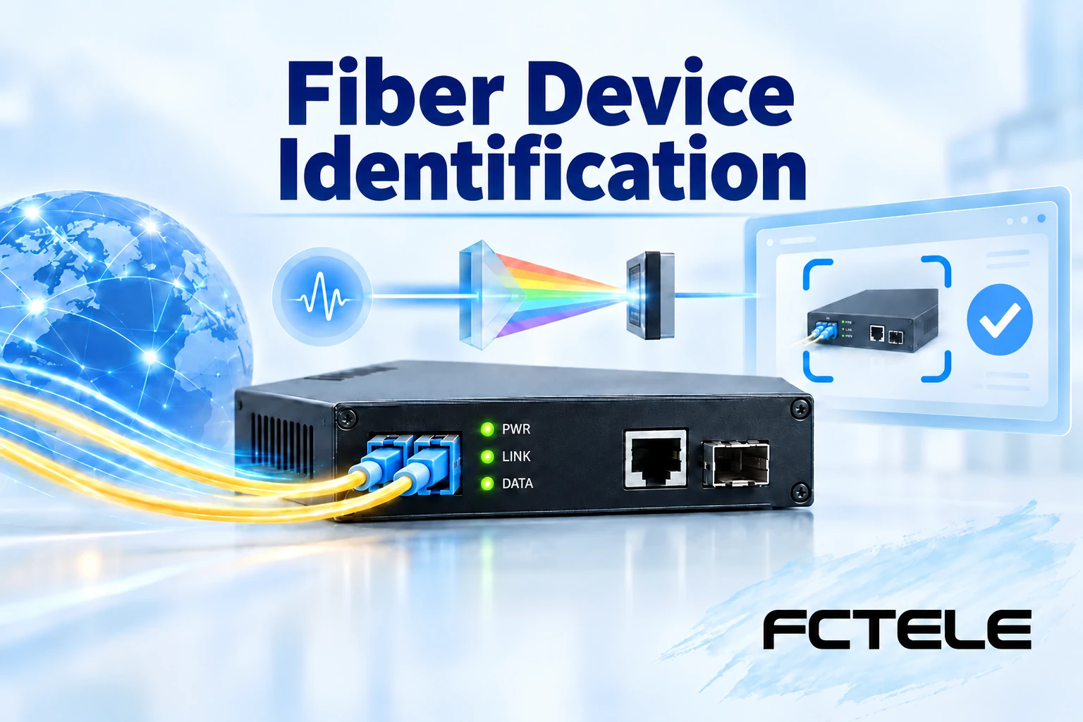 How to Identify a Fiber Optic Transmission Device: Nameplate, Interfaces, and Service Compatibility