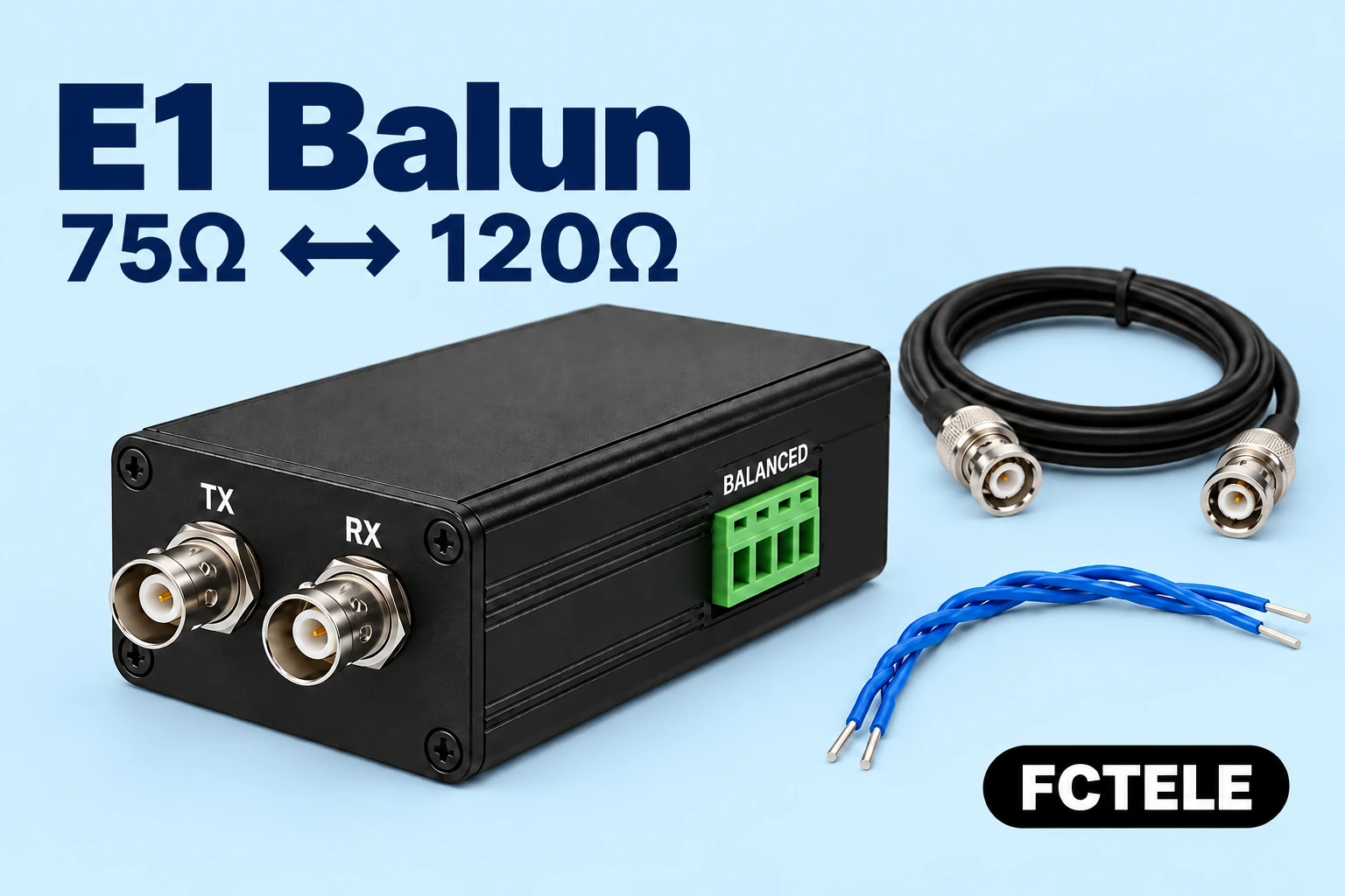 E1 Impedance Converters: 75/120 Ohms and Correct Wiring
