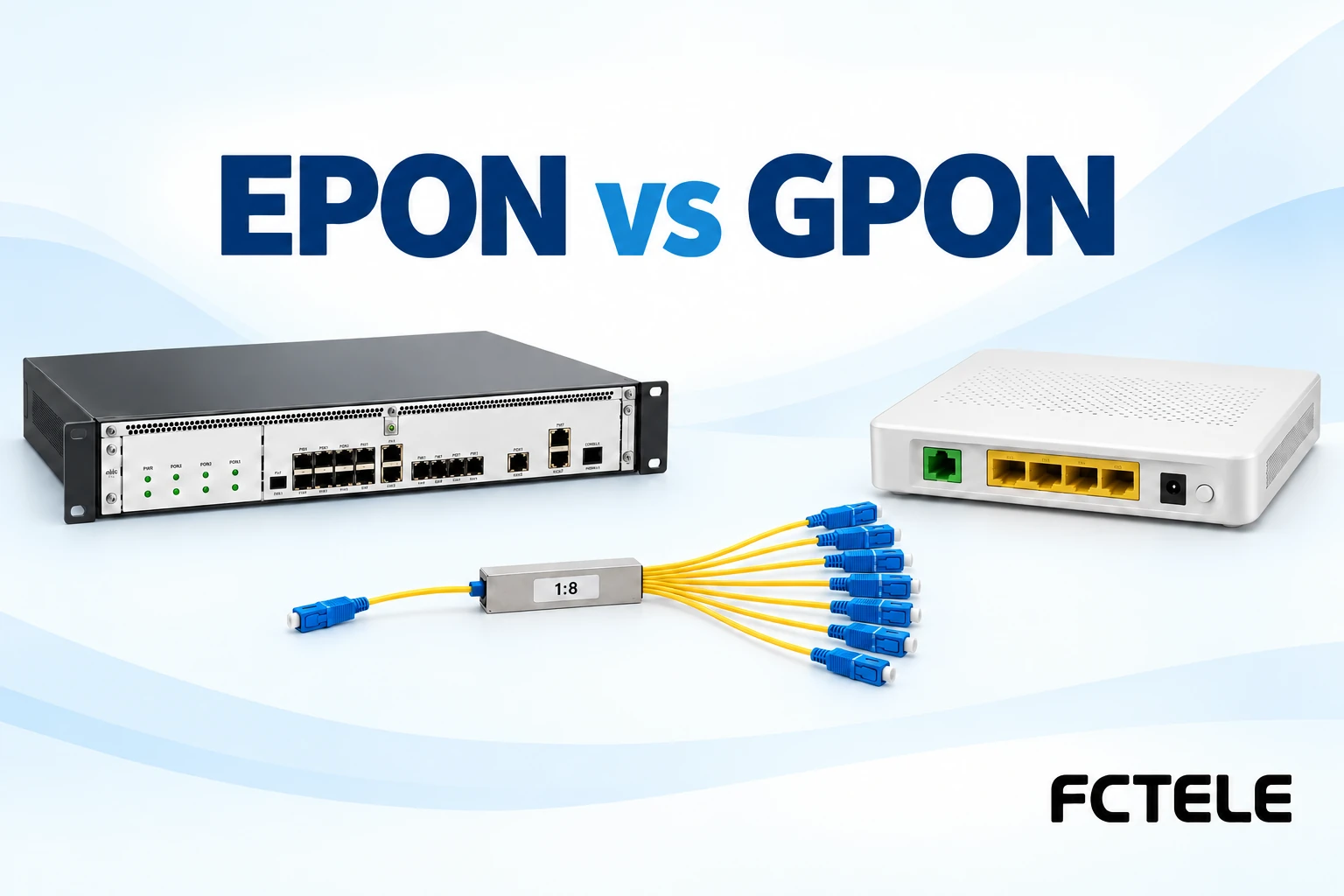 EPON vs GPON: Rates, Shared Bandwidth and Compatibility