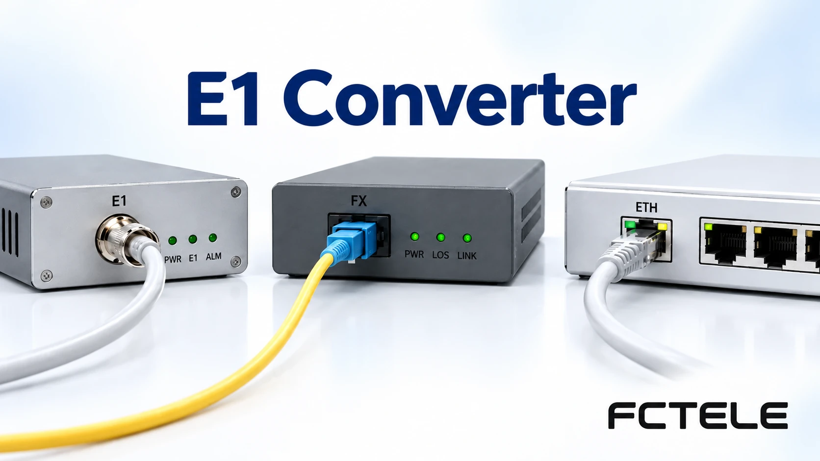Choosing E1 Converters: Fiber, Ethernet, IP and Serial Paths
