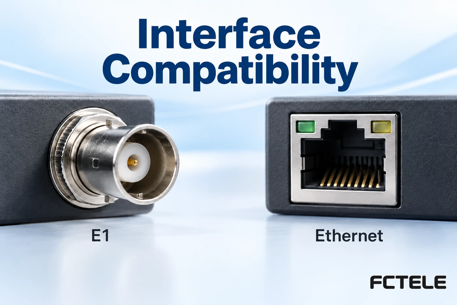 PDH Interface Compatibility: E1, Ethernet and Optical Formats