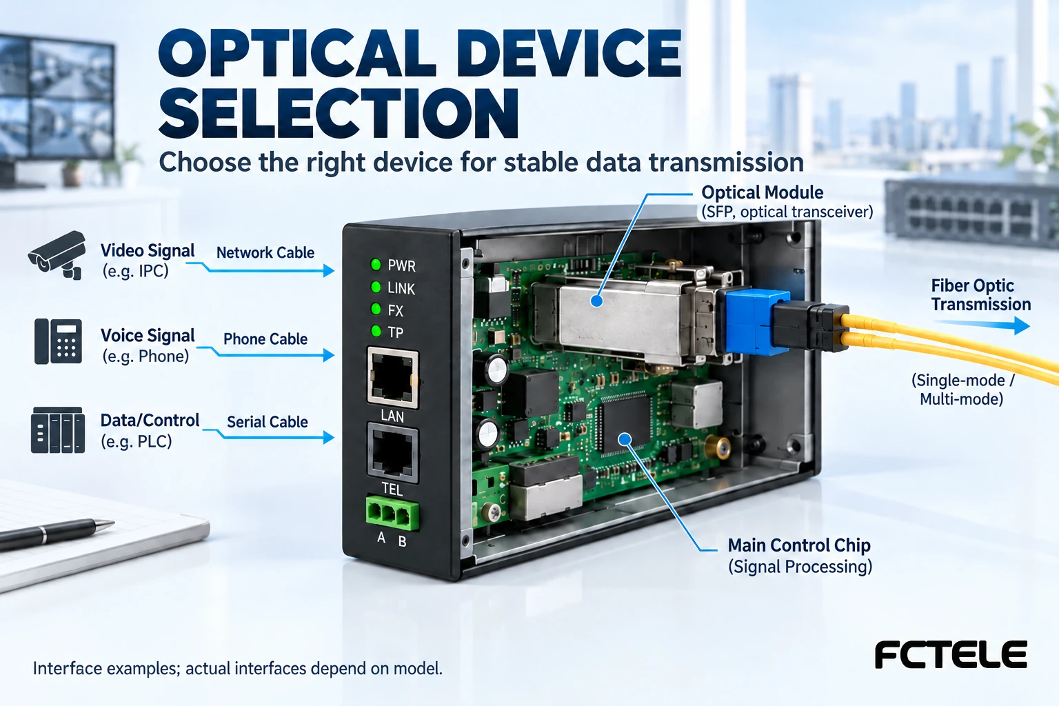 How to Select a Fiber Optic Transmission Device: Service Matching, Optical Power Budget and Acceptance