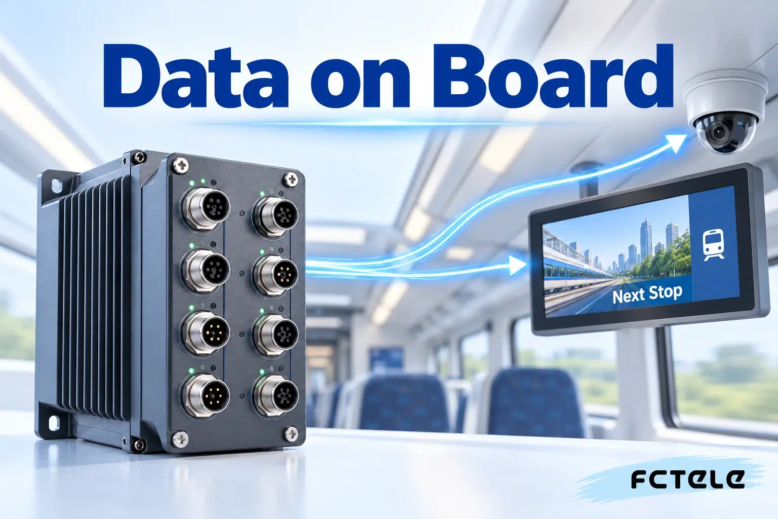 How Onboard Industrial Ethernet Switches Carry Passenger Information and Video Services
