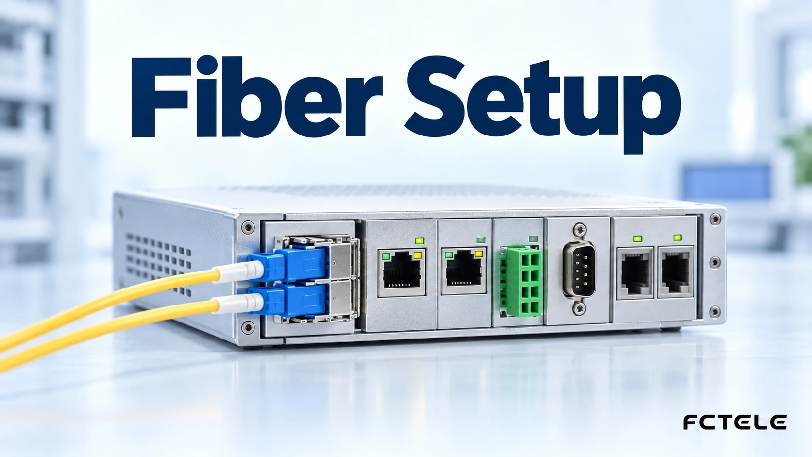 How to Wire and Configure a Multi-Service Fiber Optic Transmission Device: From Service Channels to Per-Channel Acceptance