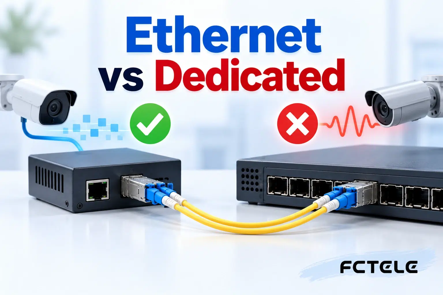 Connecting Fiber Transmission Equipment to Switches: Ethernet and Dedicated-Service Links