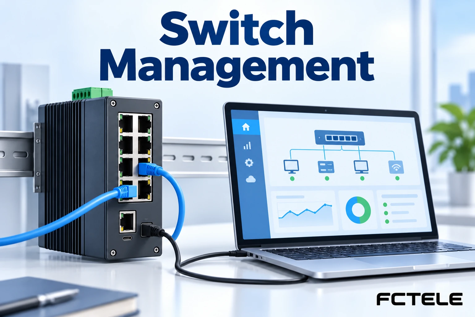 Industrial Switch Management: Console, Web, SSH and SNMP