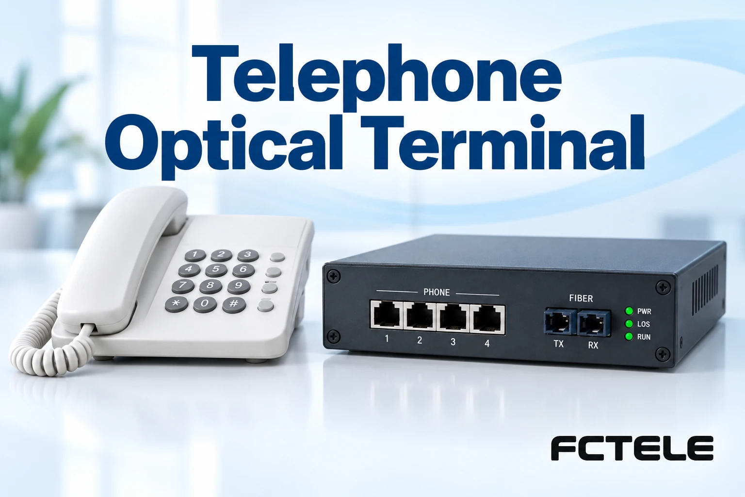 Types of Telephone Fiber Multiplexers: Interfaces and Services