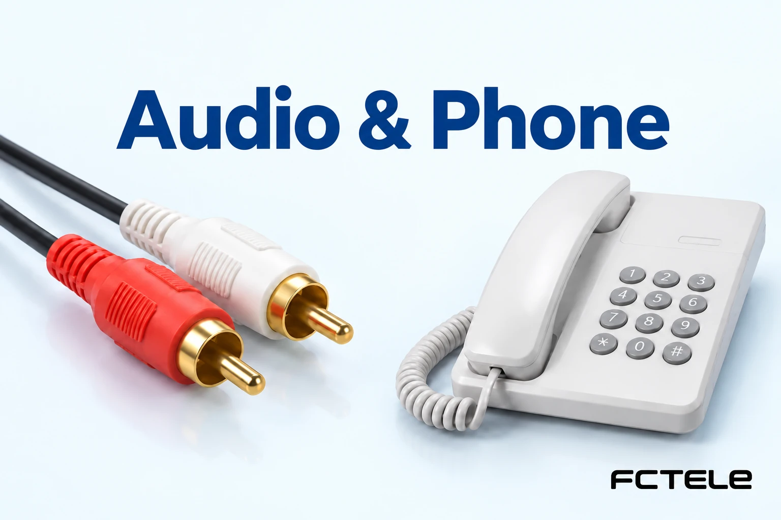 Audio vs Telephone Fiber Links: Waveforms and Call Signaling