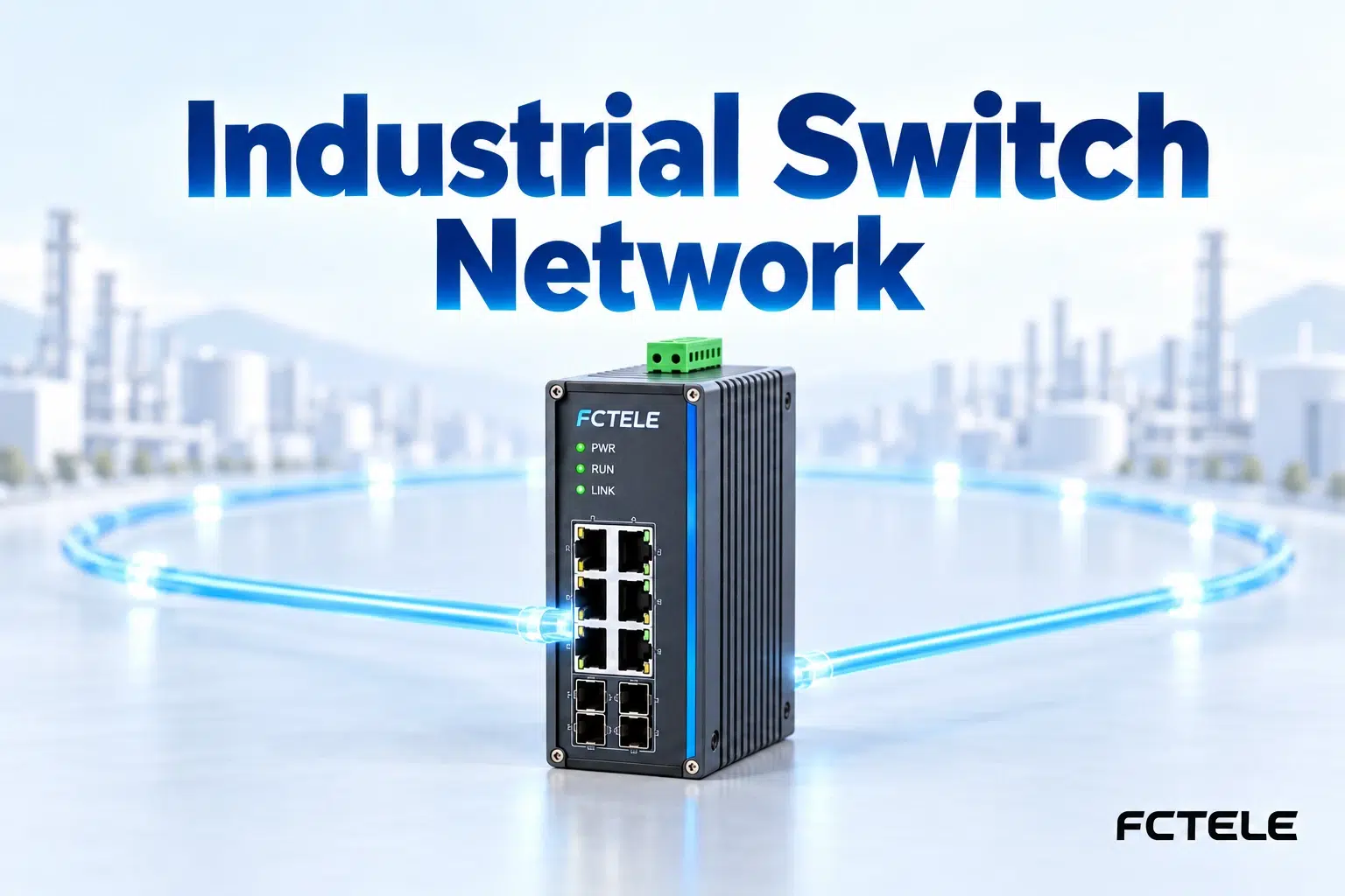 How Industrial Switches Form Networks: Fault Boundaries of Star, Chain, and Ring Topologies