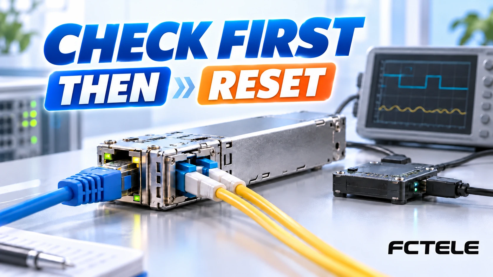 Is a Fiber Media Converter Frozen? Separating Power, Link, Congestion and Reset Faults
