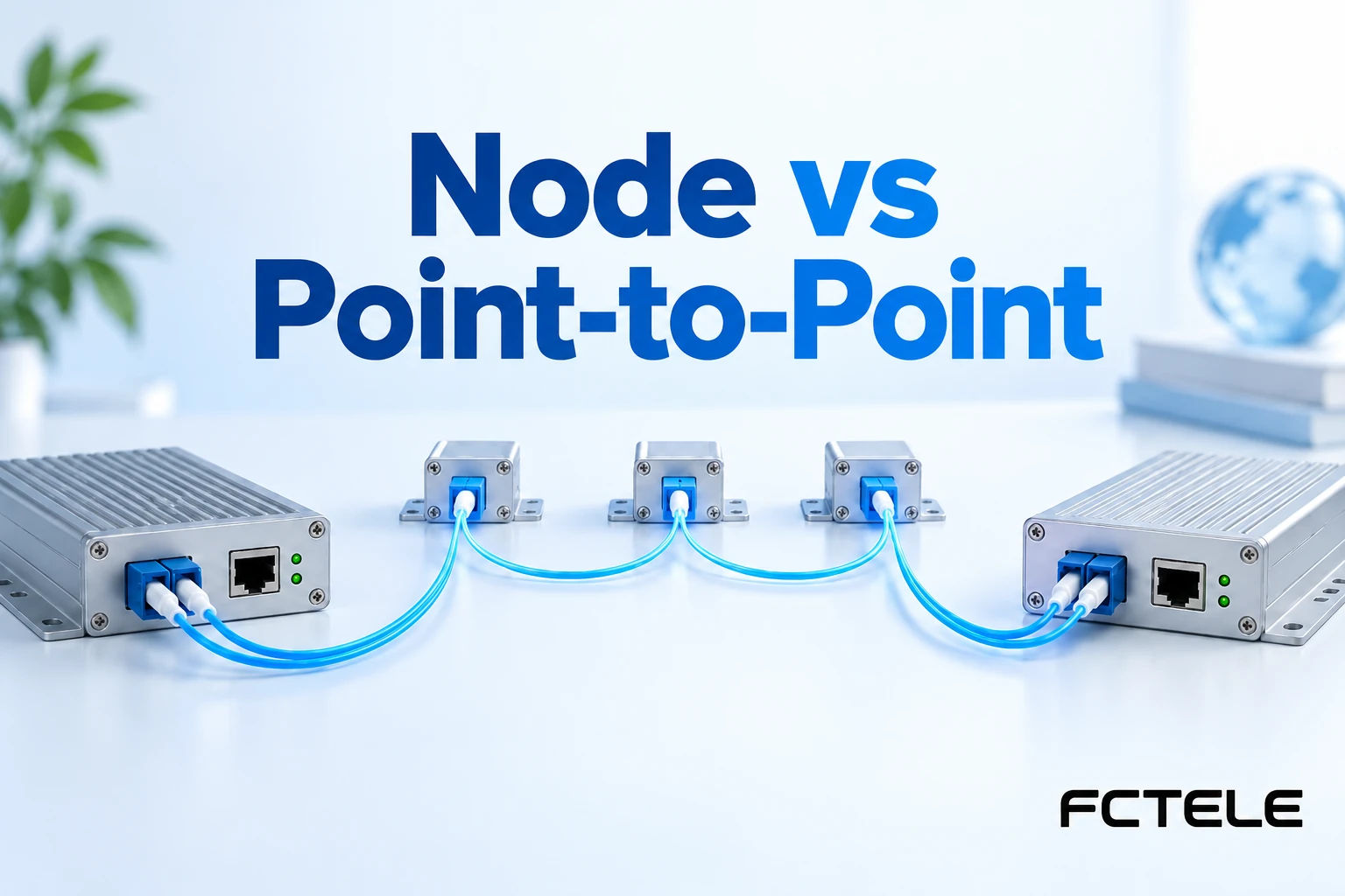 Node-Based vs Point-to-Point Fiber: Aggregation and Protection