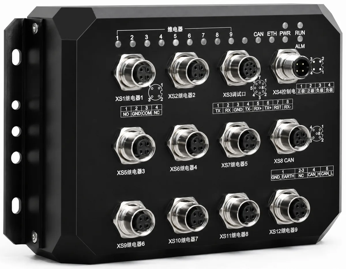 Original rugged industrial relay and communications controller